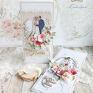 ślubna "wedding roses" gotowa recznie robiona scrapbooking kartki pamiątka ślubu