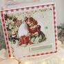 pomysł pod choinkę świąteczna - prezent na święta, ręcznie robiona 23 kartka bozonarodzeniowa dekoracja boże narodzenie
