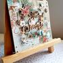 pomysł na prezent pod choinkę Świąteczna - Wesołych Świąt - scrapbooking kartki święta