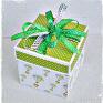 handmade exploding personalizowany box na chrzest scrapbooking kartki prezent