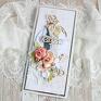 beżowe scrapbooking kartki pamiątka ślubu ślubna "wedding dream" ręcznie robiona