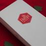 pomysł na świąteczny prezent karteczki merry christmas red paper flowers card 3d na święta