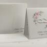 Anna Art and Crafts personalizowana z pudełkiem i kopertą, wzór wp kartka na ślub