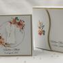 personalizowana scrapbooking kartki ślub na pudełkiem i kopertą, wb elegancka