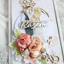 pamiątka ślubu kartka ślubna "wedding dream" scrapbooking ręcznie robiona