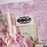 scrapbooking różowe kartka dla przyjaciel