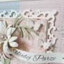 modne scrapbooking kartki pudełko młodej parze w ślub gratulacje