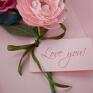 ręcznie zrobione day valentine’s day paper bouquet in box for wife or girlfriend, i pudełko