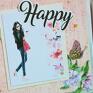 Happy (2 - kawa kartka scrapbooking