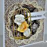 klatka scrapbooking kartki ślub vintage ślubna