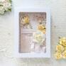 scrapbooking kartki: Elegancka dla mamy w jasnych kolorach - shabby chic