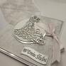 Kartka ślubna srebrna z pasującą kopertą rekodzielo