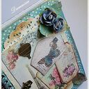 Paryski Notes/Pamiętnik - ręcznie wykonany scrapbooking A6 w romantycznym stylu