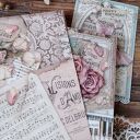 Balerina - romantyczny notes A5 scrapbooking w stylu vintage