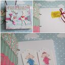 Pamiętnik ciążowy „Będę mamą” - ręcznie robiony notes scrapbooking