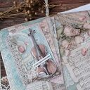 Balerina - romantyczny notes A5 scrapbooking w stylu vintage