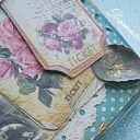 Paryski Notes/Pamiętnik - ręcznie wykonany scrapbooking A6 w romantycznym stylu