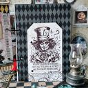 🎩🗝️♥️ Alicja w krainie czarów/ pamiętnik/notes / ręcznie wykonany