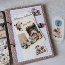 🧁Notes/przepiśnik z uroczymi myszkami kucharkami w stylu rustykalnym