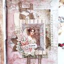 Boho Junk Journal A5 - Ręcznie robiony notes vintage z koronką | Unikat