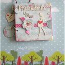 Pamiętnik ciążowy „Będę mamą” - ręcznie robiony notes scrapbooking