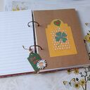 Notatnik /zielnik 🍀/ z elfami/ wykonany ręcznie