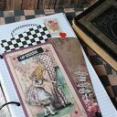 Pamiętnik A5 Alicja w Krainie Czarów - ręcznie wykonany notes