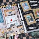 🎩🗝️♥️ Alicja w krainie czarów/ pamiętnik/notes / ręcznie wykonany