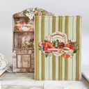 Książka do zapisywania przepisów - Prezent dla gospodyni - Książka kucharska w pudełku w kształcie k