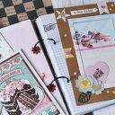 🎩🗝️♥️ Alicja w krainie czarów/ pamiętnik/notes / ręcznie wykonany