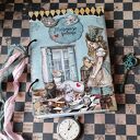 Alicja w krainie czarów/ pamiętnik/notes / ręcznie wykonany