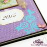 fioletowe 2015 'wrzosowy ogród' kalendarz 2019