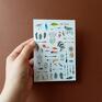 WOW Stickers naklejka akcesoria scrapbooking mini boho łapacz snów beżowe album