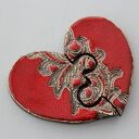 Serce puzzle - magnesy ceramiczne