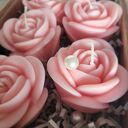 Piekny zestaw upominkowy świec sojowych