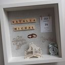 Pamiątka Ślubu w ramce 27x27cm