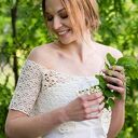 bolerko ślubne ivory