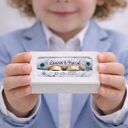 Pudełko na obrączki drewniane personalizowane dąb, imiona i data