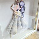 💍 Wyjątkowy prezent ślubny - ramka 3d z miejscem na banknoty i podświetleniem LED