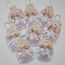 Ulubione - aniołki z masy solnej, prezenciki dla gości, dekoracja