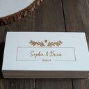 Pudełko personalizowane etui na pieniądze - drewniana 'koperta'