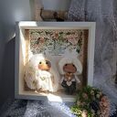 ramka ślubna dla młodej pary