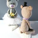 FIGURKA NA TORT miś PAN MŁODY