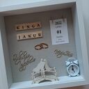 Pamiątka Ślubu w ramce 27x27cm