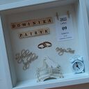 Pamiątka Ślubu w ramce 27x27cm