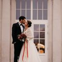 szal slubny w kolorze latte