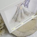 💍 Wyjątkowy prezent ślubny - ramka 3d z miejscem na banknoty i podświetleniem LED