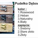 Pudełko ślubne na obrączki personalizowane z szybką PR2