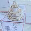 Kartka w pudełku z torebką - ślubny exploding box, kieszonka na pieniądze