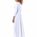 Audrey - elegancka suknia ślubna w kolorze białym